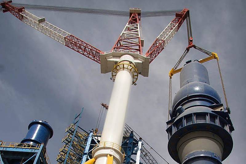 Montage Direktreduktionsanlage