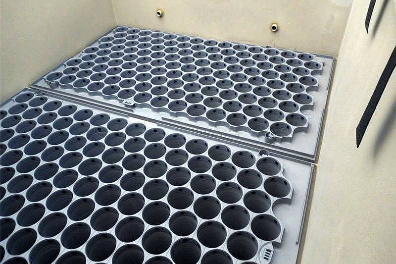 Rechteckiges Rohrbündel für Kunststoff-Nasselektrofilter