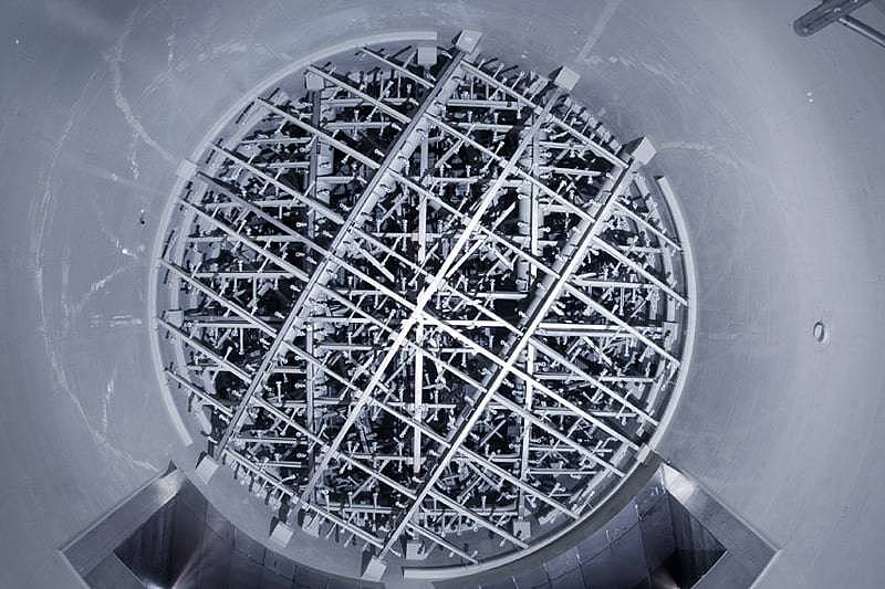 Sprühebene in einer Rauchgasentschwefelungsanlage 