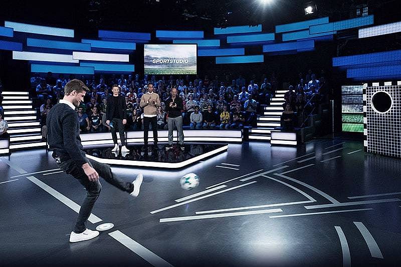 Bodenbeschichtung Fernsehstudio 